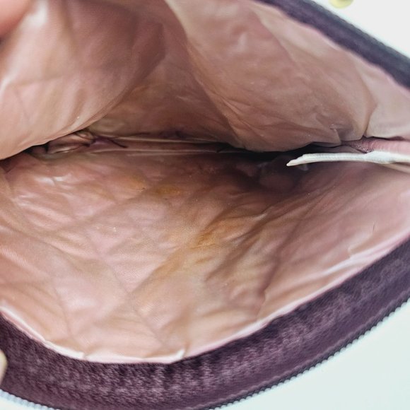 2 Piece Vintage 1993 Vera Bradley Tote Handbag AND Make-up Bag in Wildwood, EUC - Picture 11 of 13